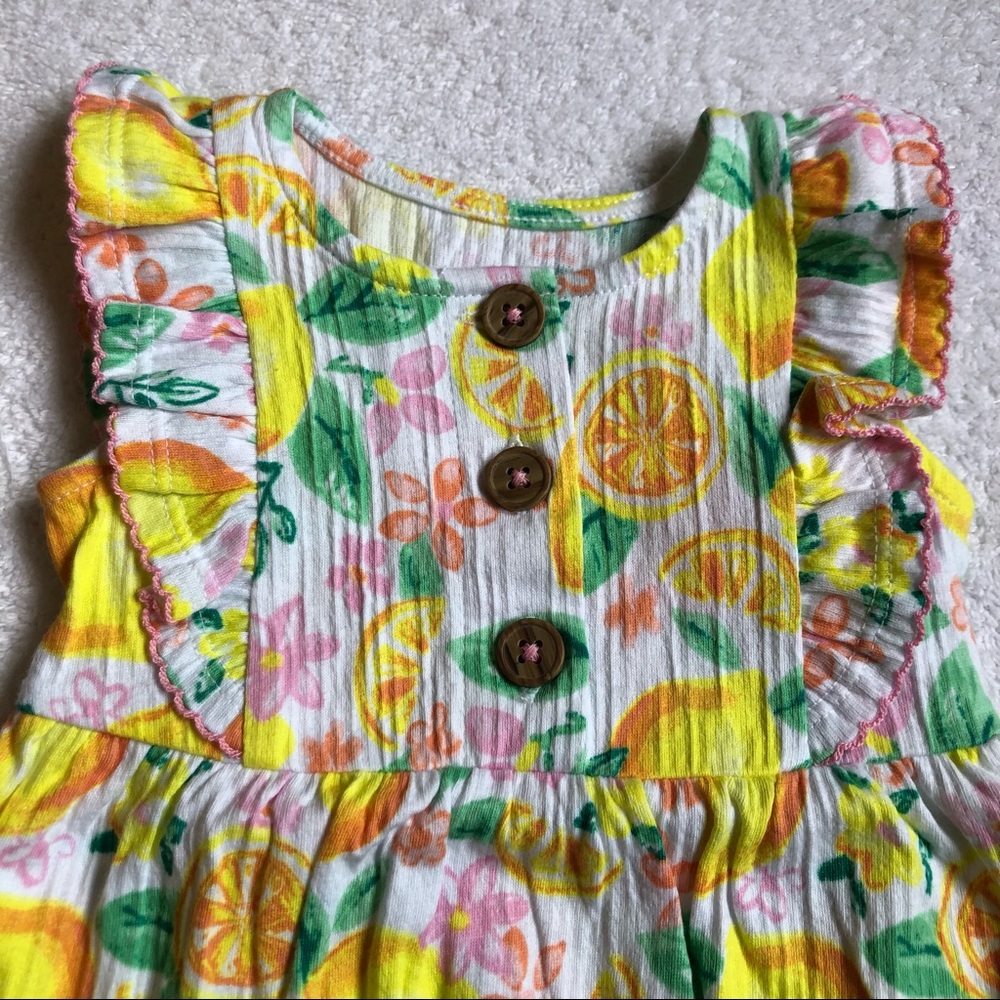 🌸🍋 NWT - WN Infant Summer Romper 🍋🌸 - Picture 3 of 10